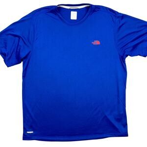 NWOT North Face Vapor Wick TShirt Crew Neck Short Sleeve Royal Blue Men’s Large
